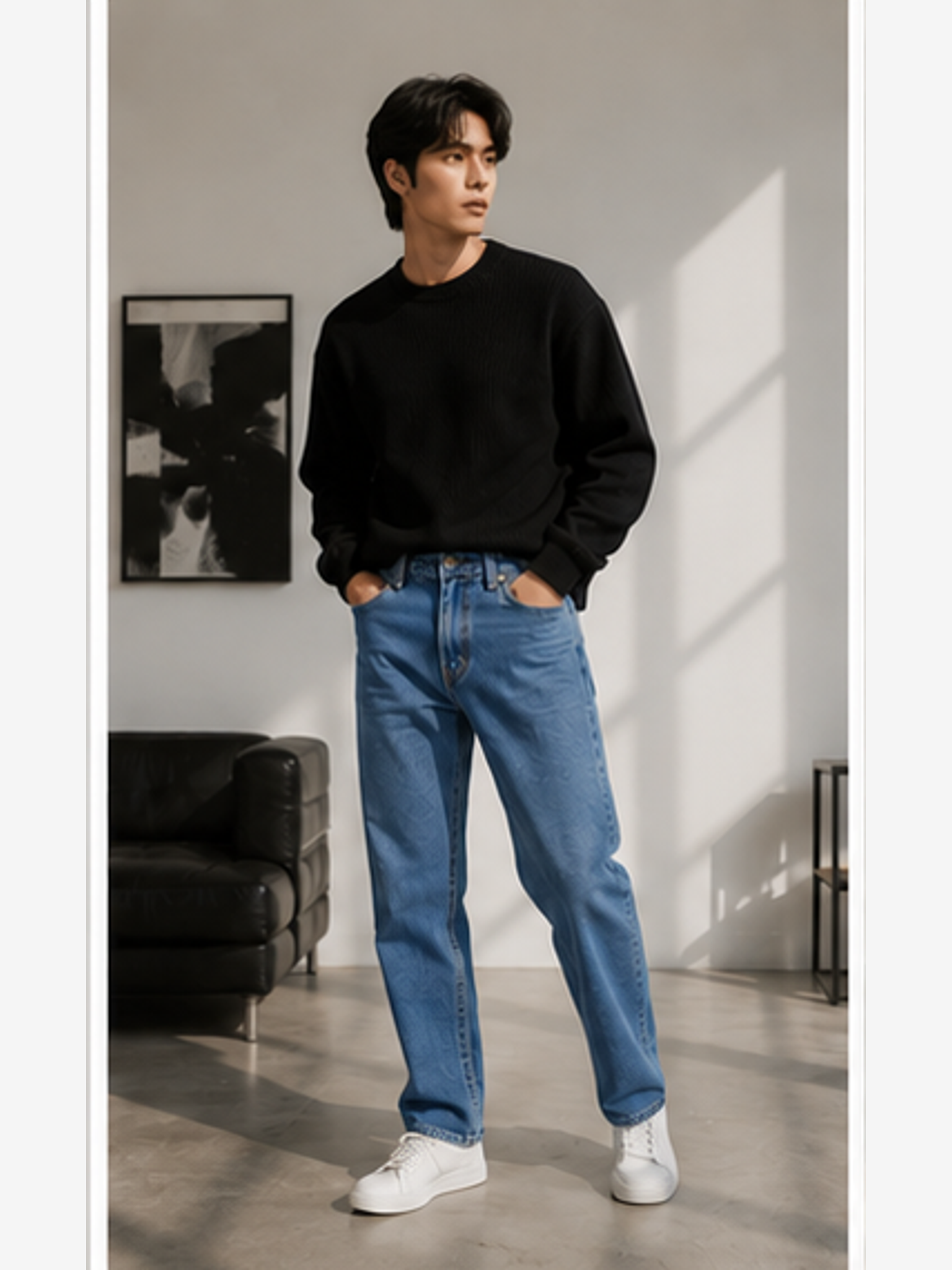 Signature Straight Fit Jeans – Vintage Blue