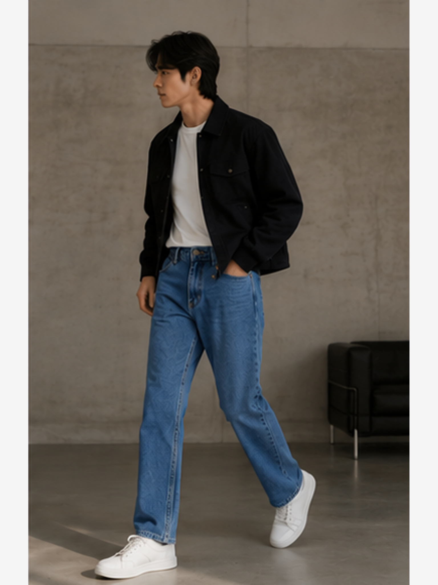 Signature Straight Fit Jeans – Vintage Blue