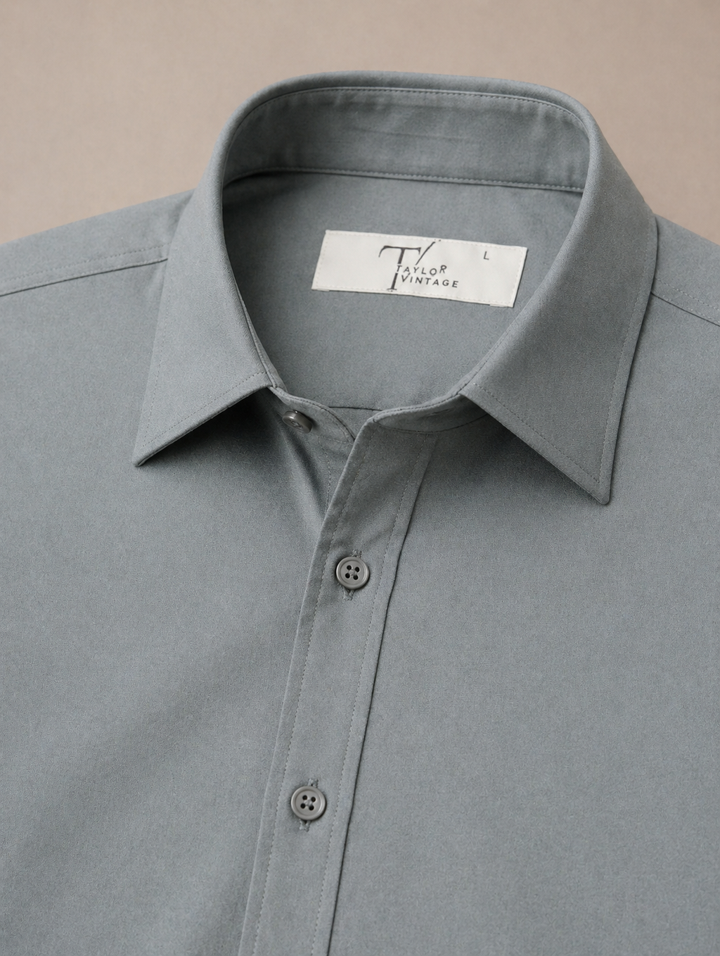 Sage Blue Wrinkle-Free Formal Shirt