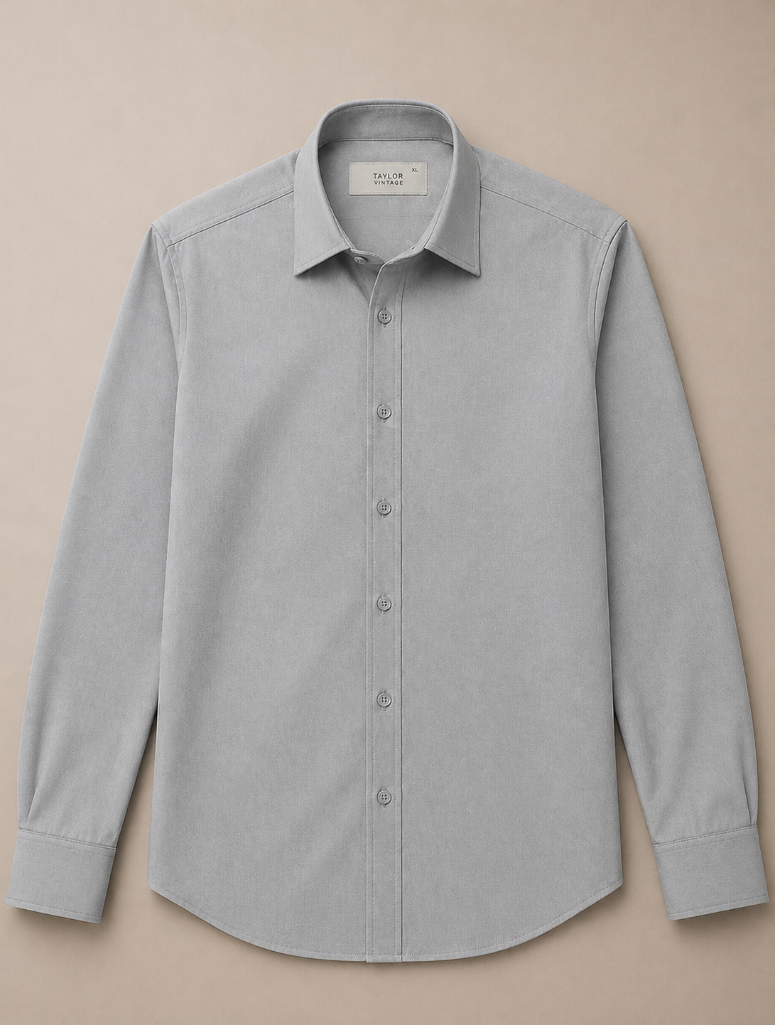 Mist Grey Wrinkle-Free Formal Shirt