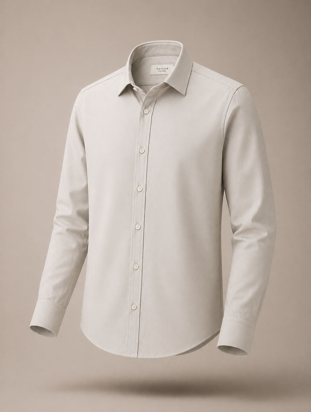 Ivory White Wrinkle-Free Formal Shirt