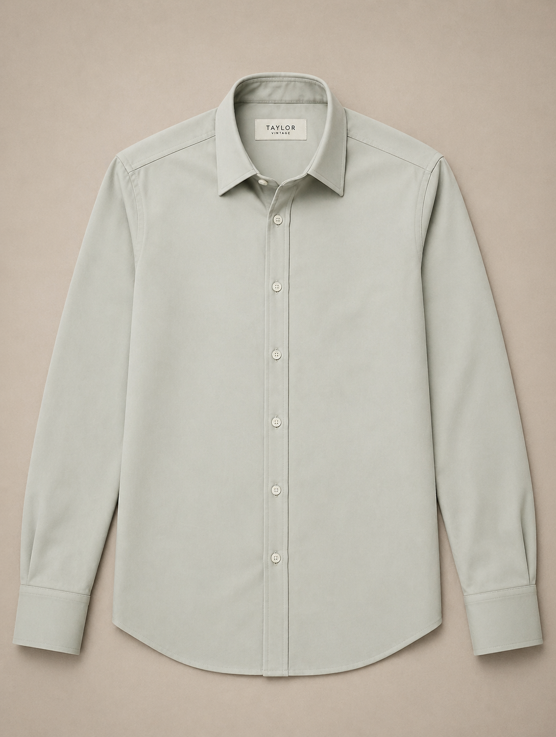 Frost Green Wrinkle-Free Formal Shirt