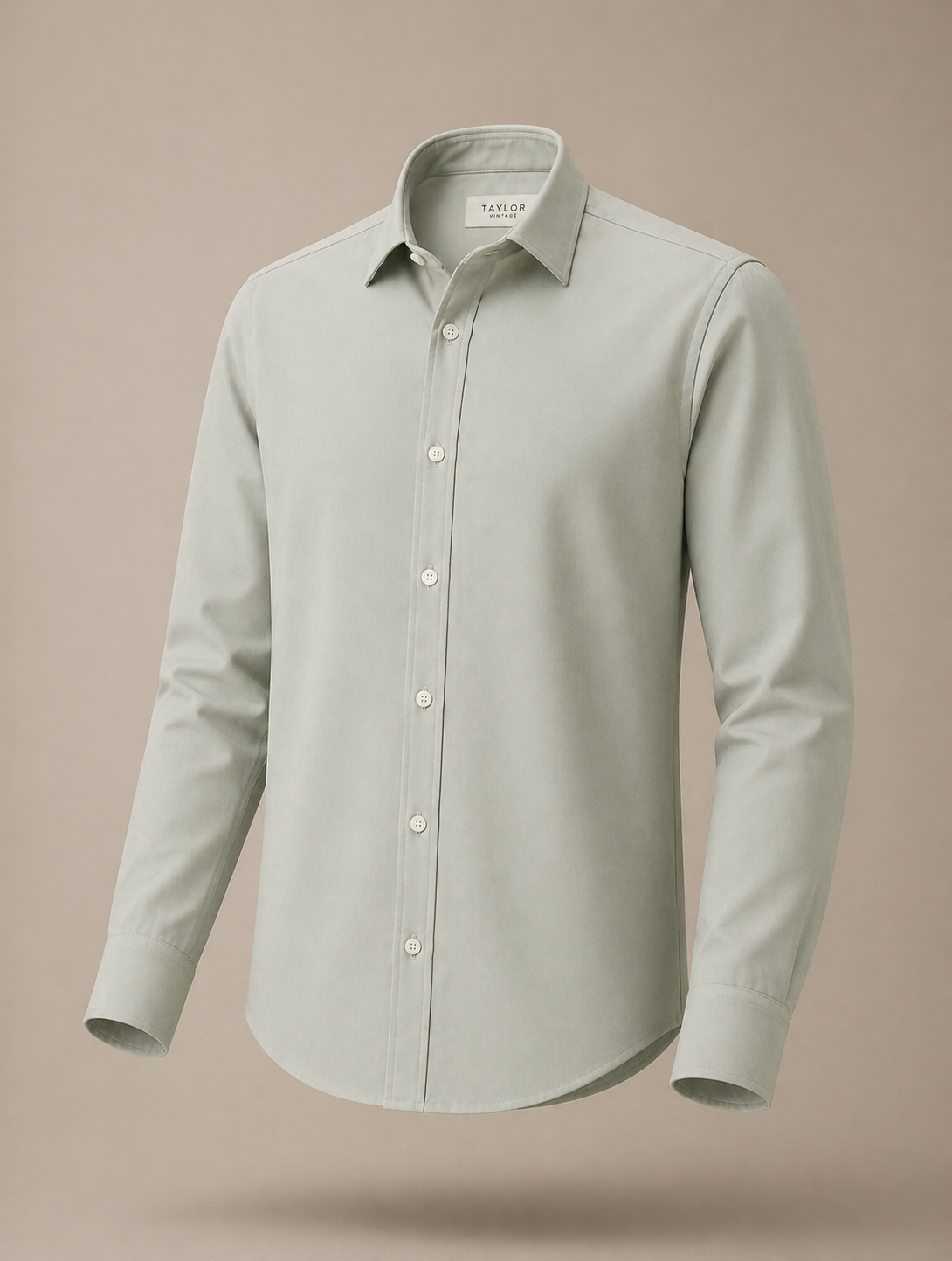 Frost Green Wrinkle-Free Formal Shirt