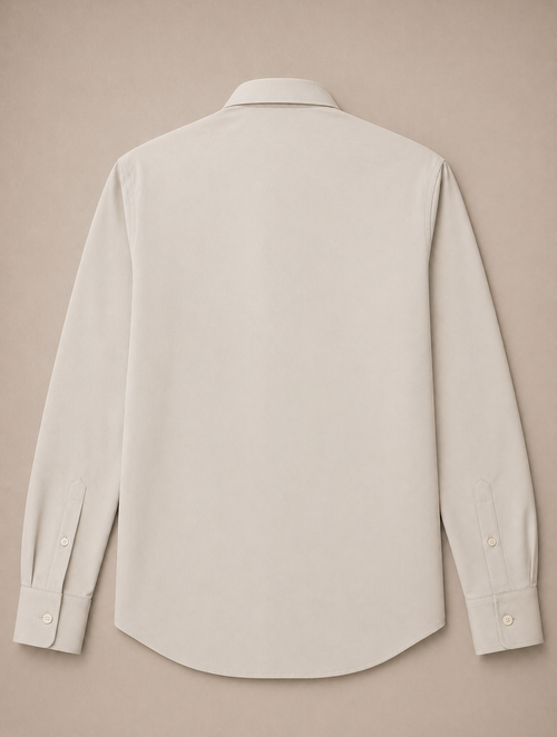 Ivory White Wrinkle-Free Formal Shirt