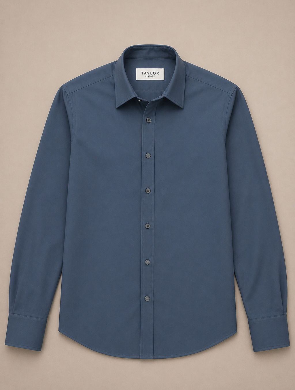 Midnight Blue Wrinkle-Free Formal Shirt