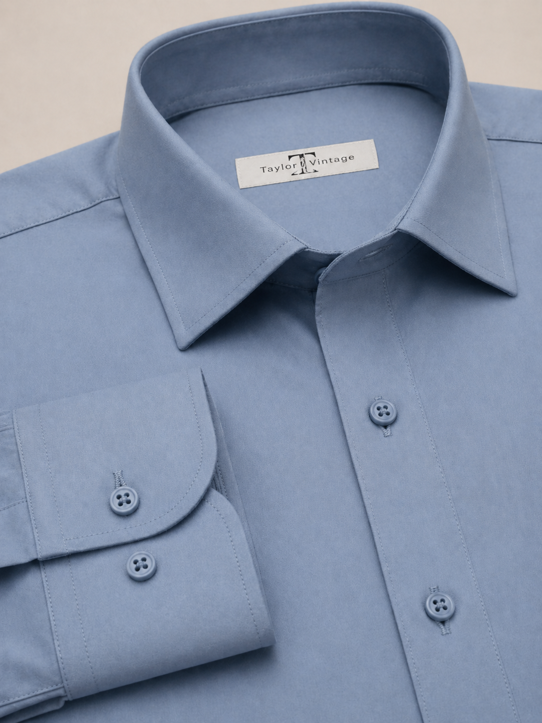 Sky Blue Wrinkle-Free Formal Shirt