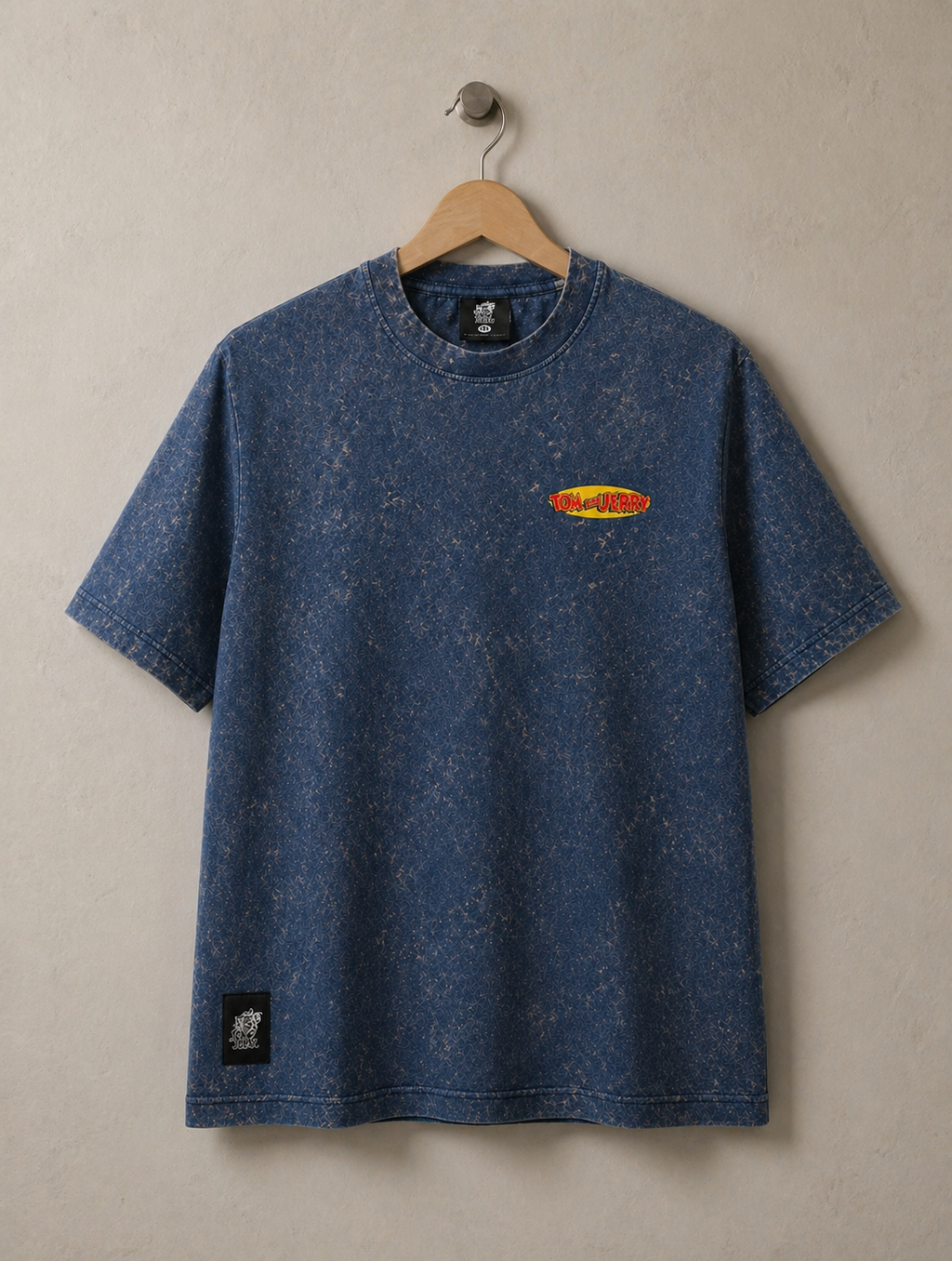 Tom & Jerry Acid Wash Oversized T-Shirt – Vintage Navy