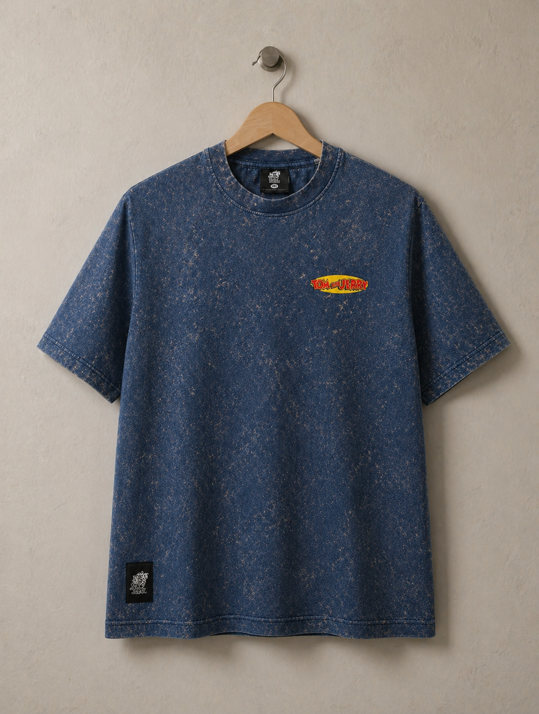 Tom & Jerry Acid Wash Oversized T-Shirt – Vintage Navy