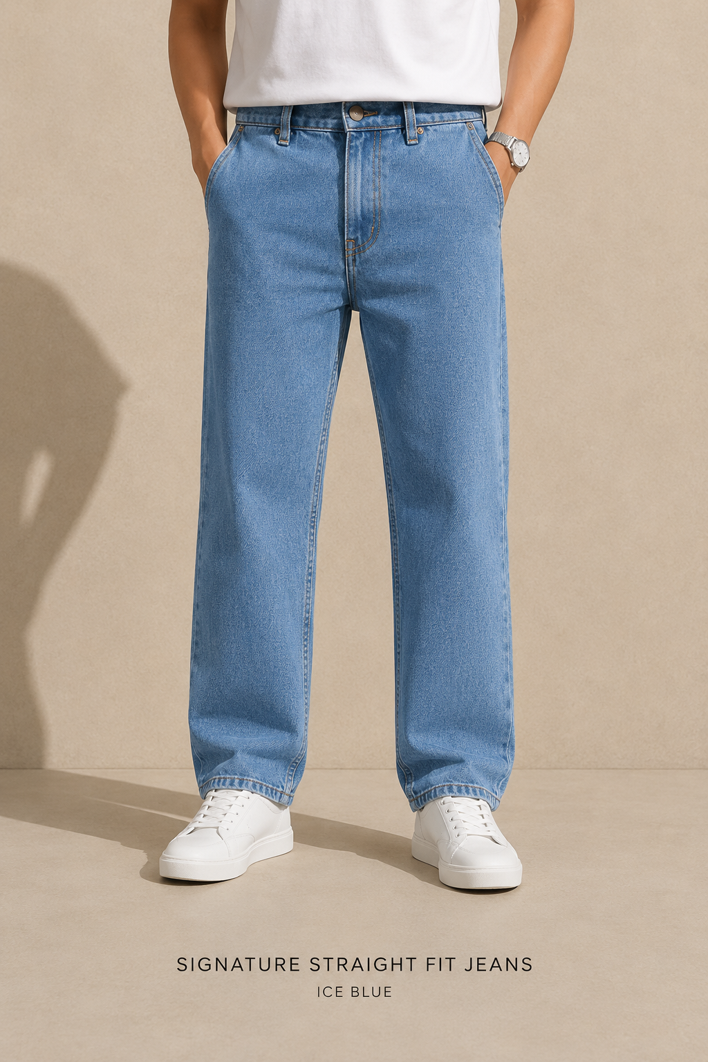Signature Straight Fit Jeans – Vintage Blue