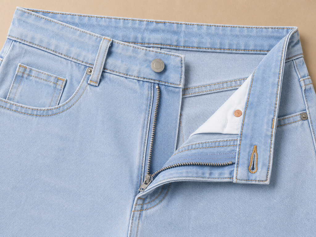 Signature Straight Fit Jeans – Ice Blue