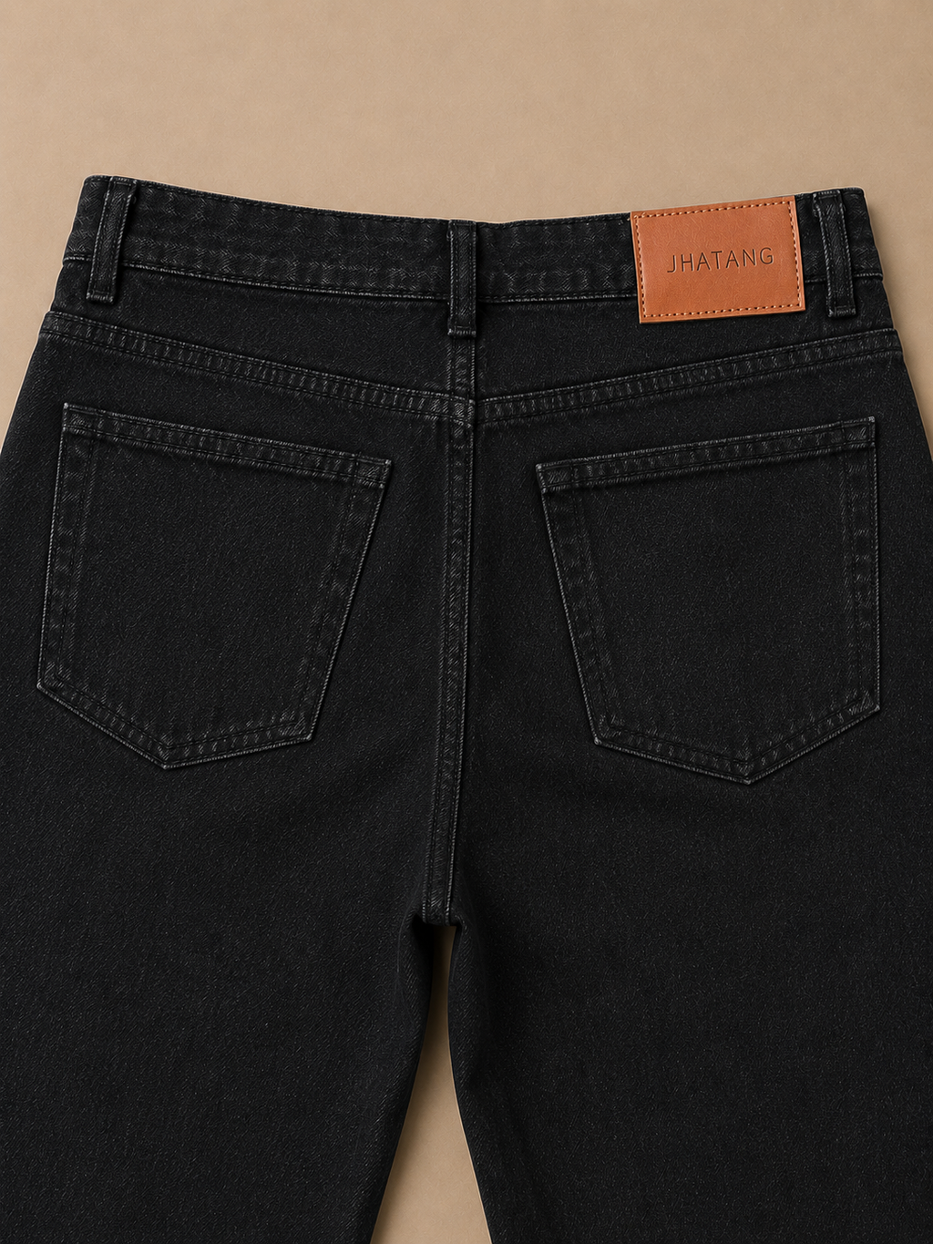 Signature Straight Fit Jeans – Jet Black