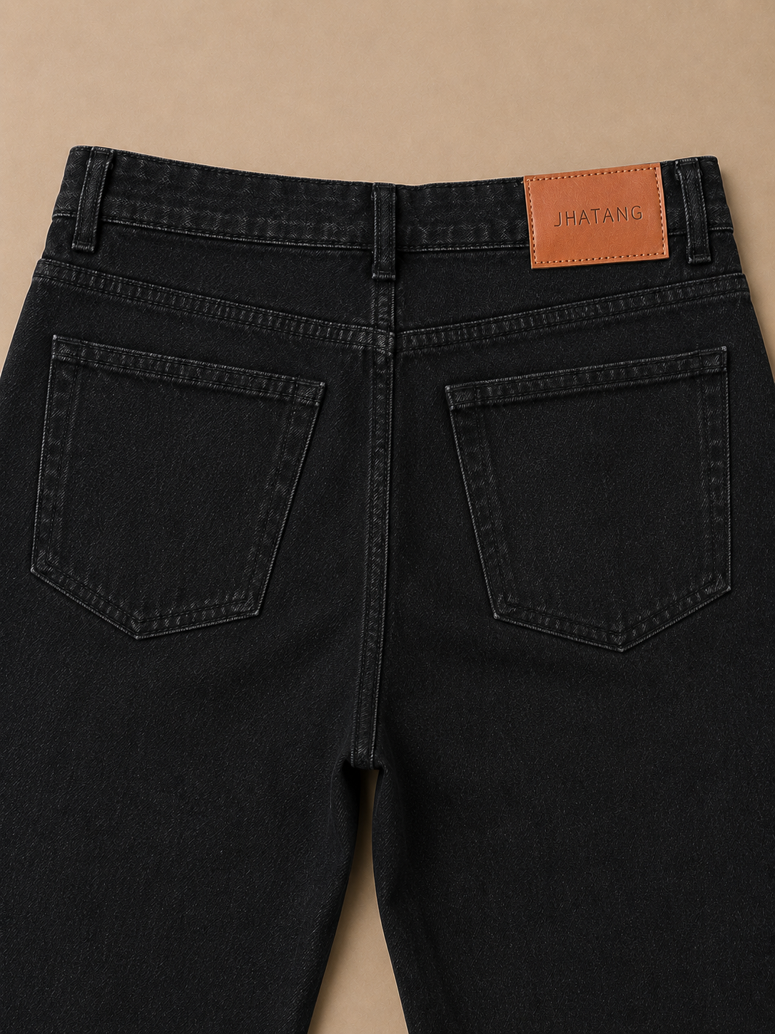 Signature Straight Fit Jeans – Jet Black