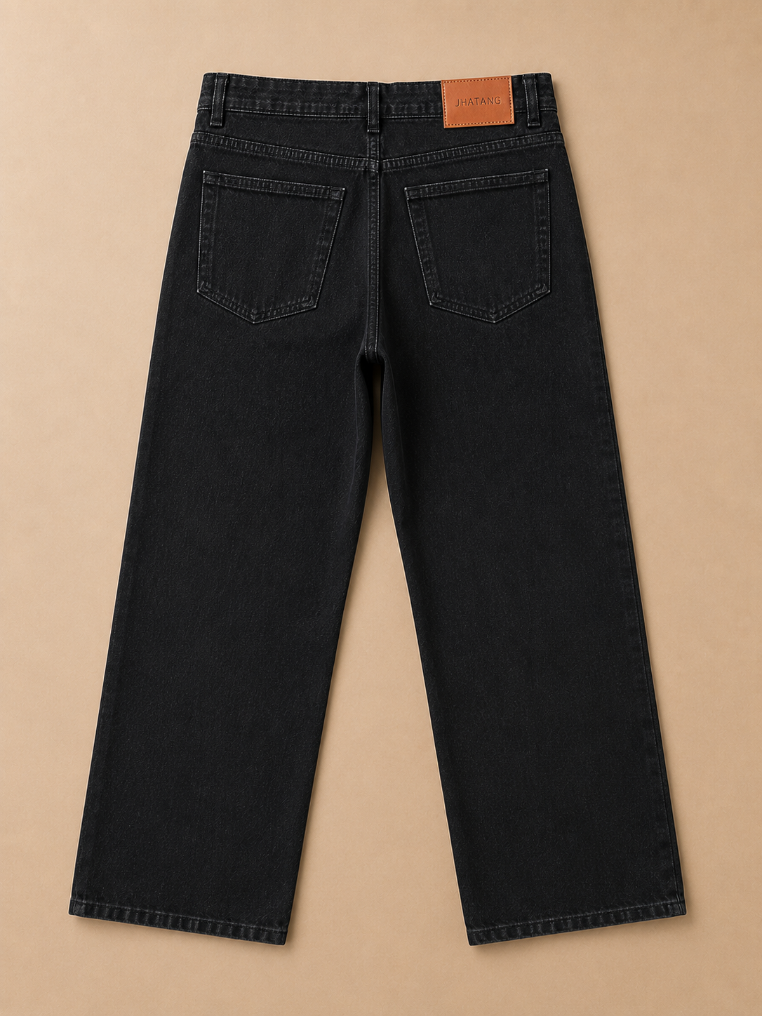 Signature Straight Fit Jeans – Jet Black