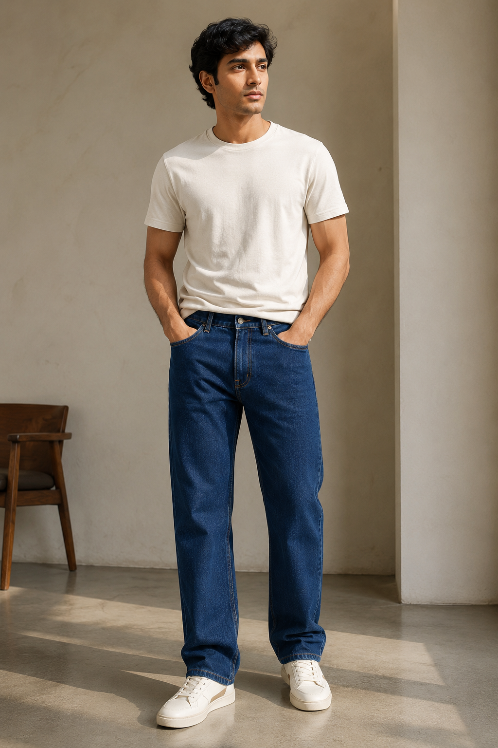 Signature Straight Fit Jeans – Dark Indigo
