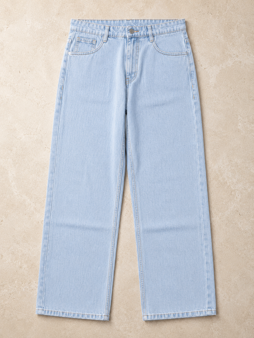Signature Straight Fit Jeans – Ice Blue