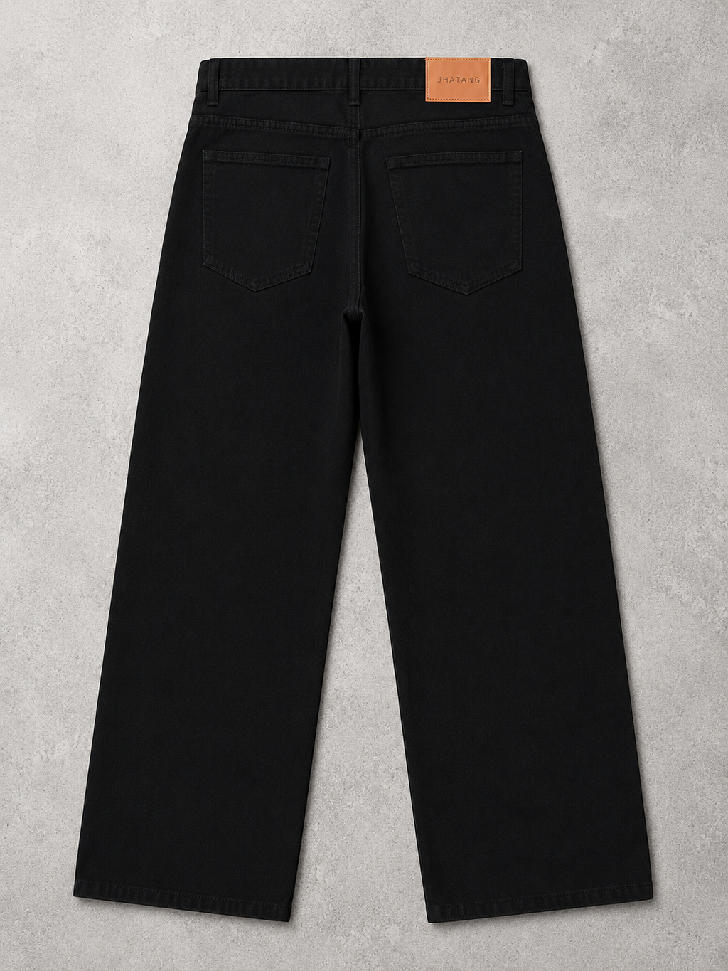 Signature Straight Fit Jeans – Jet Black