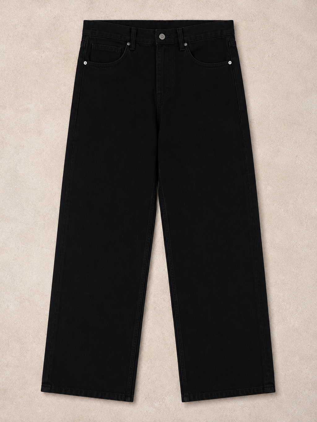 Signature Straight Fit Jeans – Jet Black