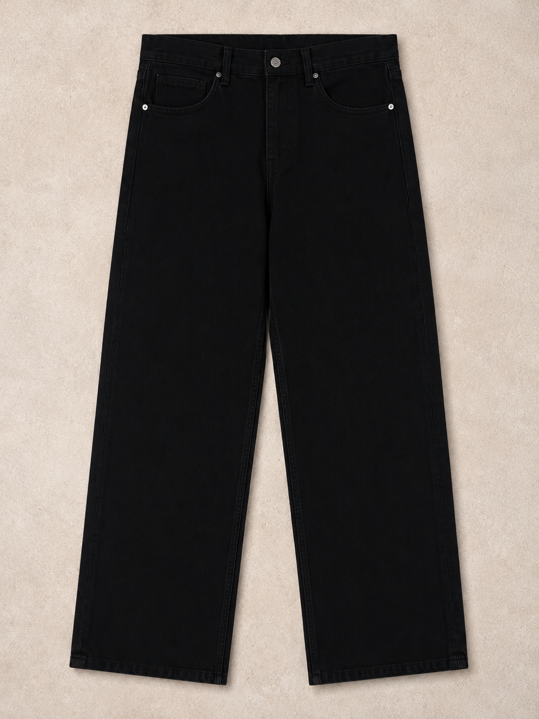 Signature Straight Fit Jeans – Jet Black