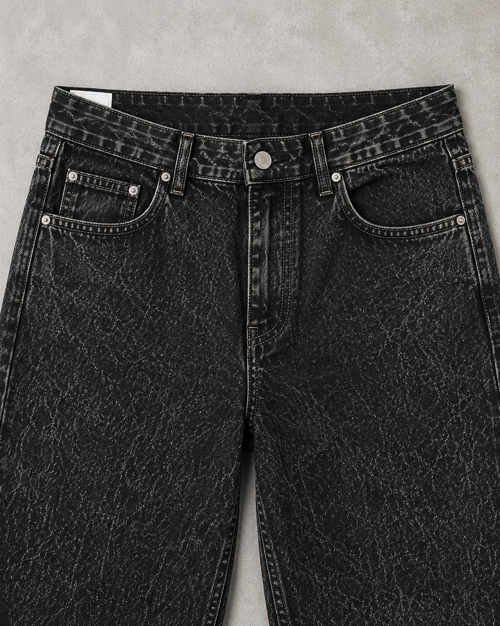 Signature Straight Fit Jeans – Washed Black