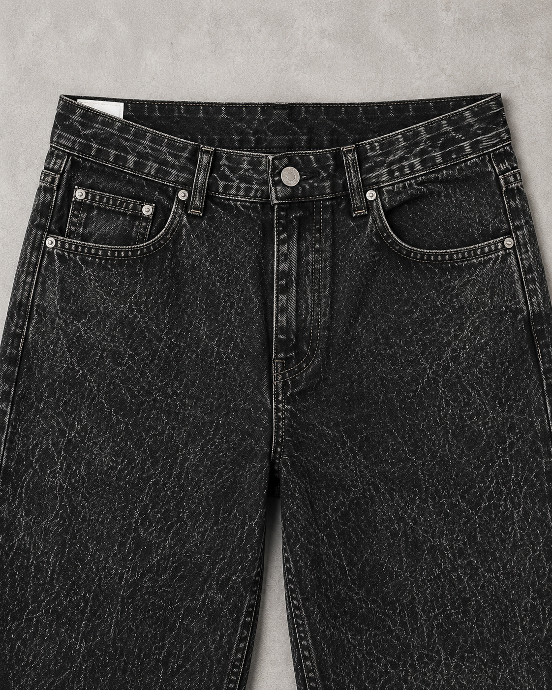 Signature Straight Fit Jeans – Washed Black