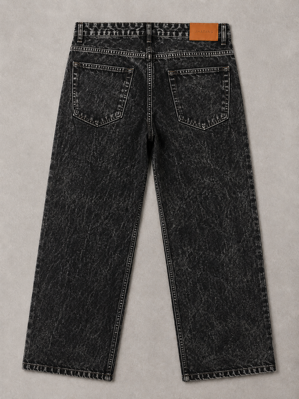 Signature Straight Fit Jeans – Washed Black