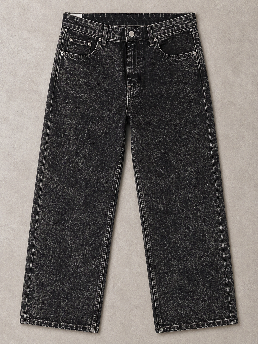 Signature Straight Fit Jeans – Washed Black