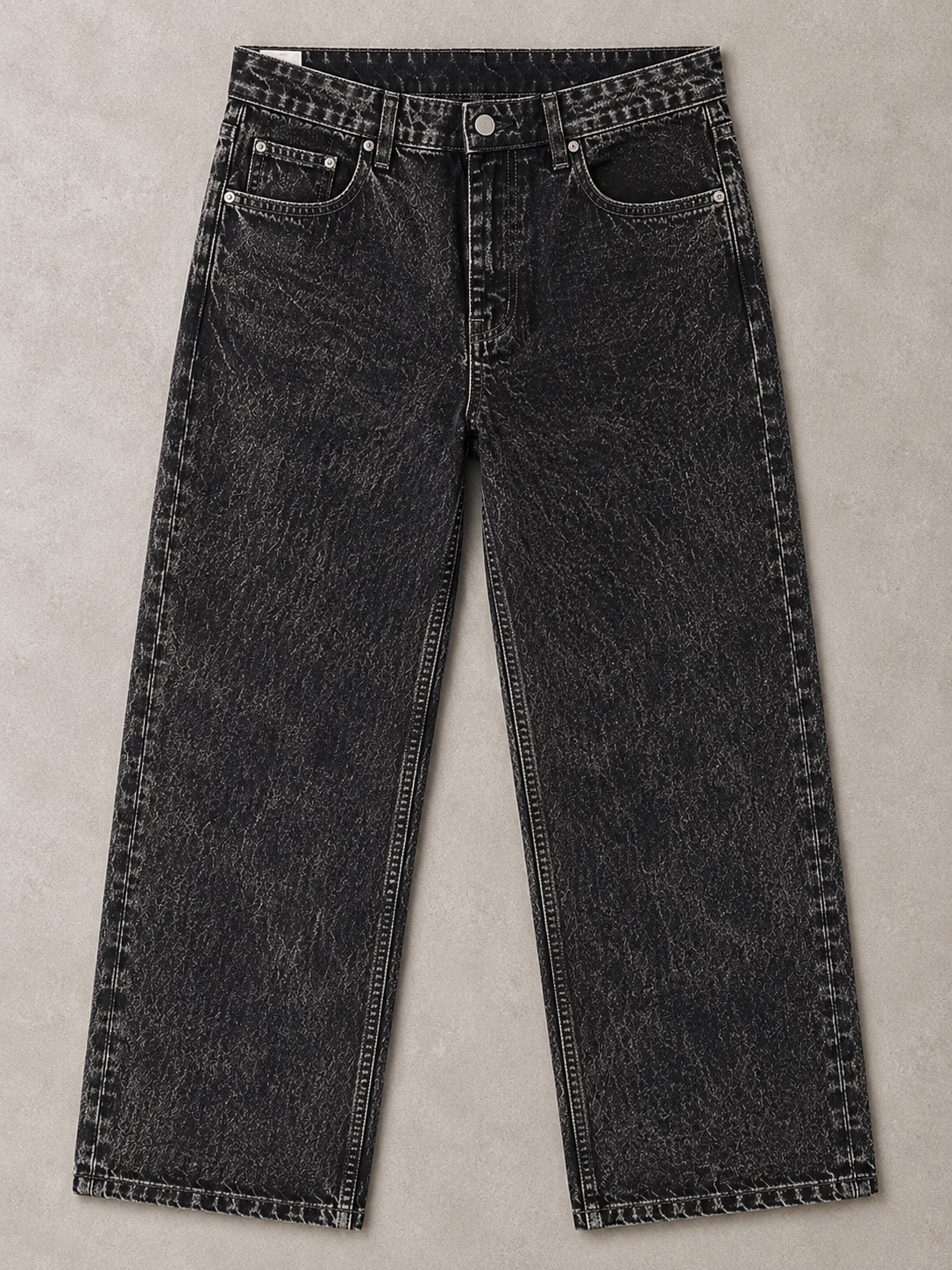 Signature Straight Fit Jeans – Washed Black
