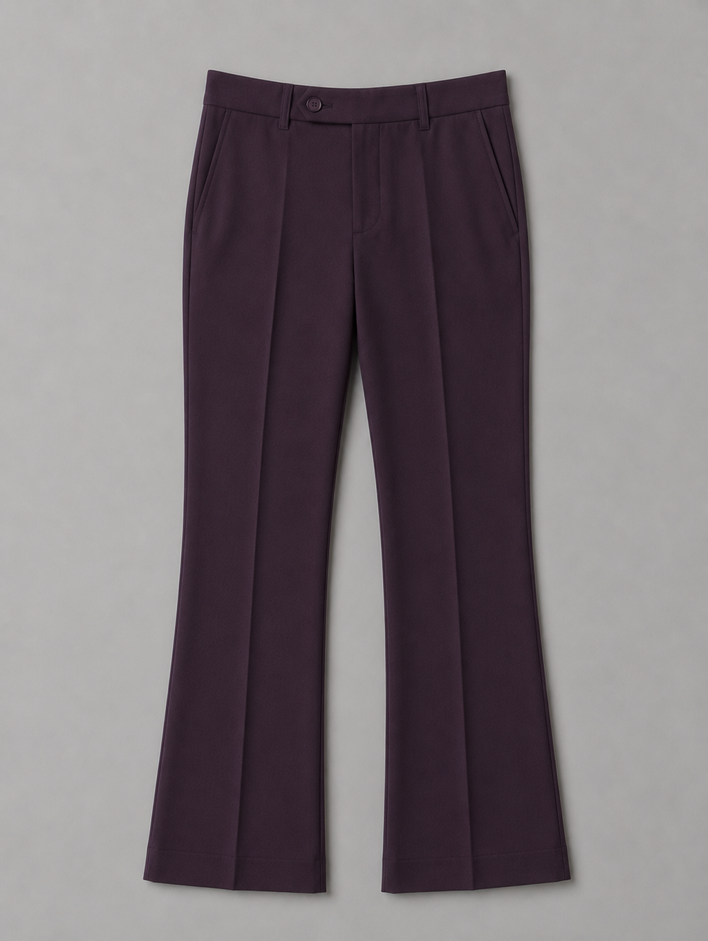 Aubergine Bootcut Trouser