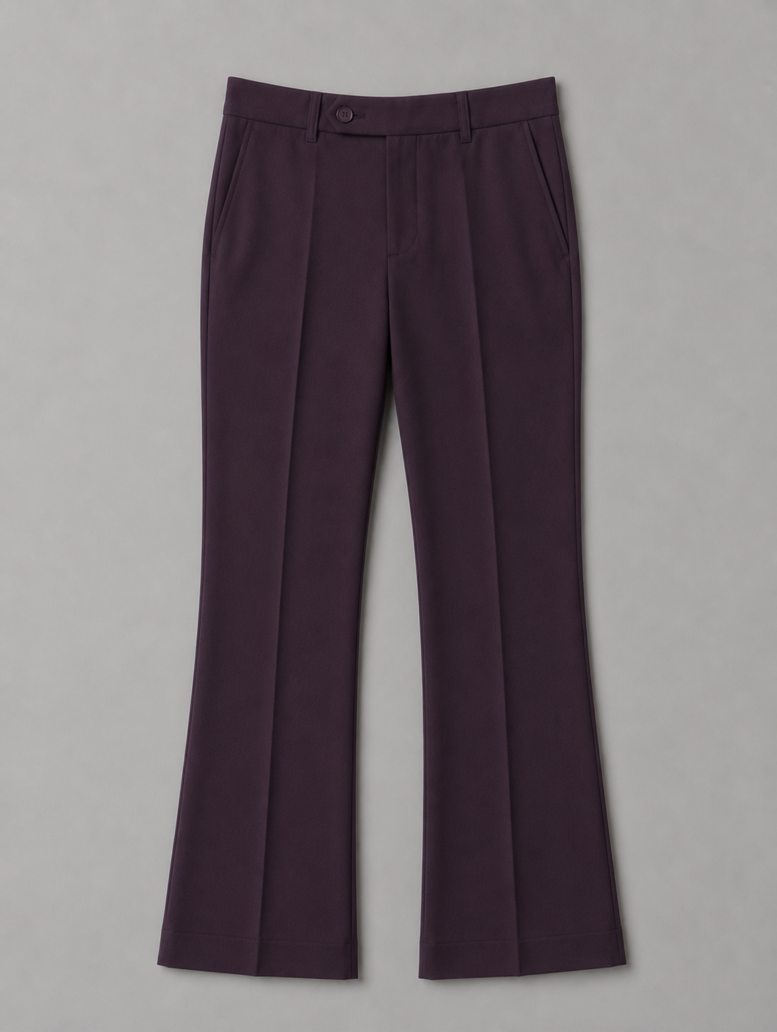 Aubergine Bootcut Trouser
