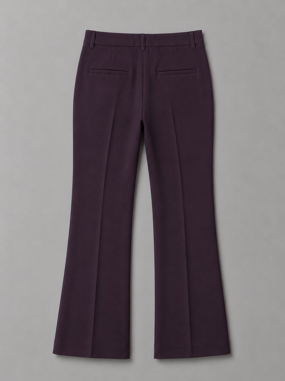 Aubergine Bootcut Trouser