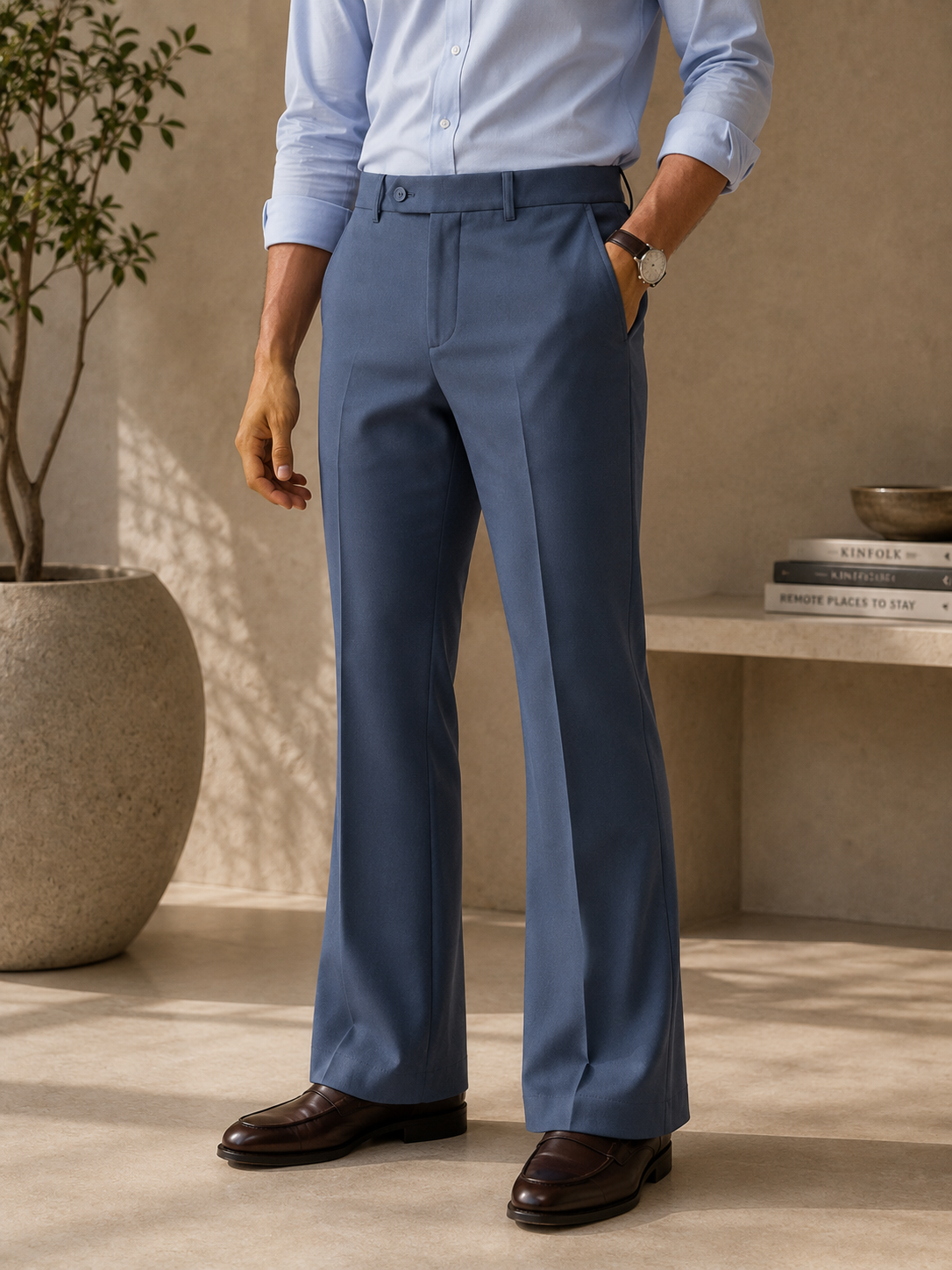 Slate Bootcut Trouser