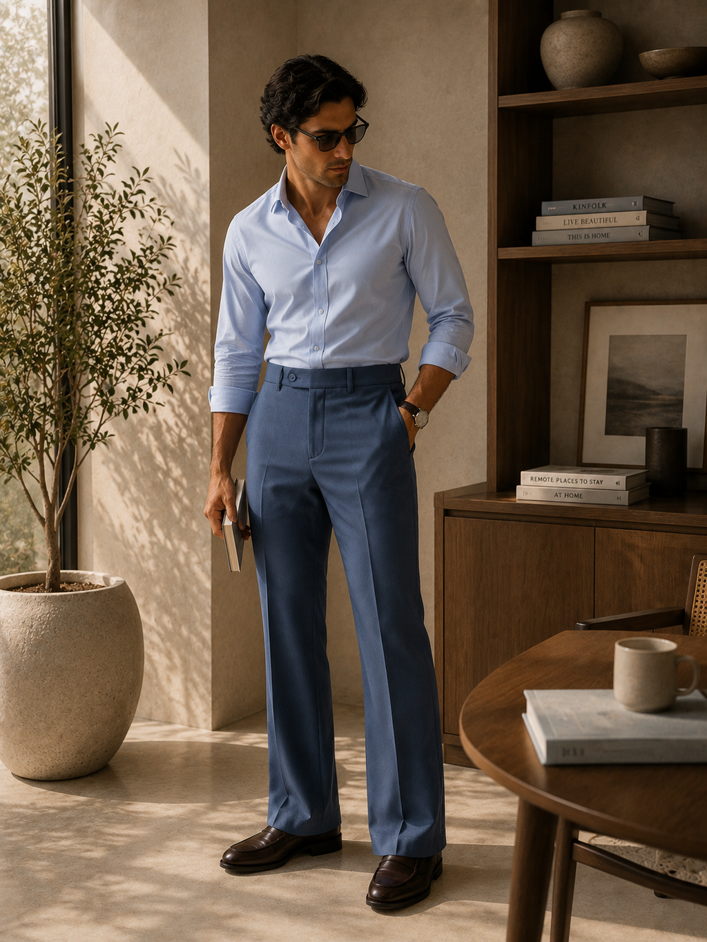 Slate Bootcut Trouser