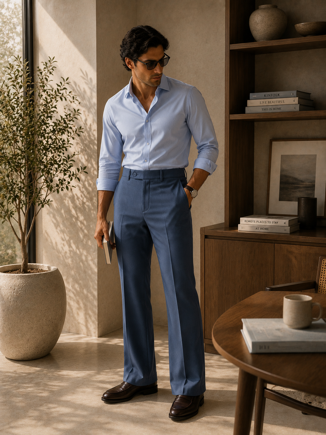 Slate Bootcut Trouser
