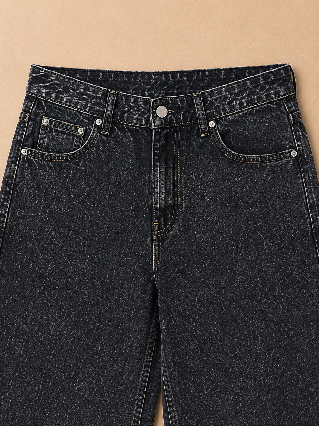Signature Straight Fit Jeans – Washed Black