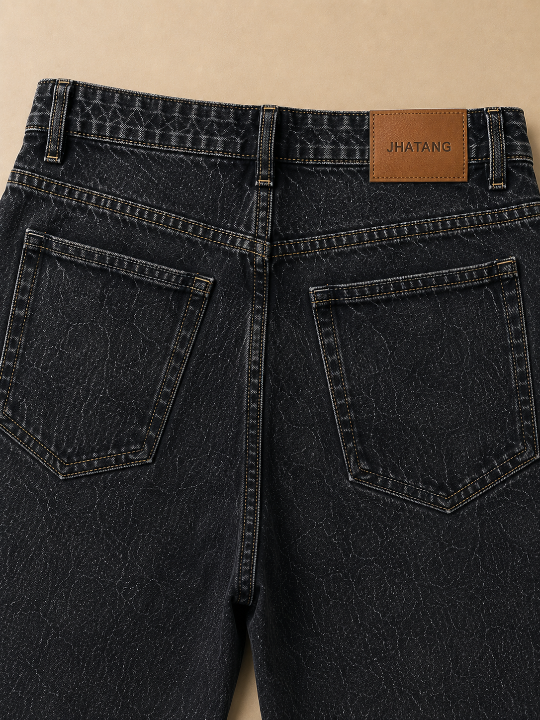 Signature Straight Fit Jeans – Washed Black